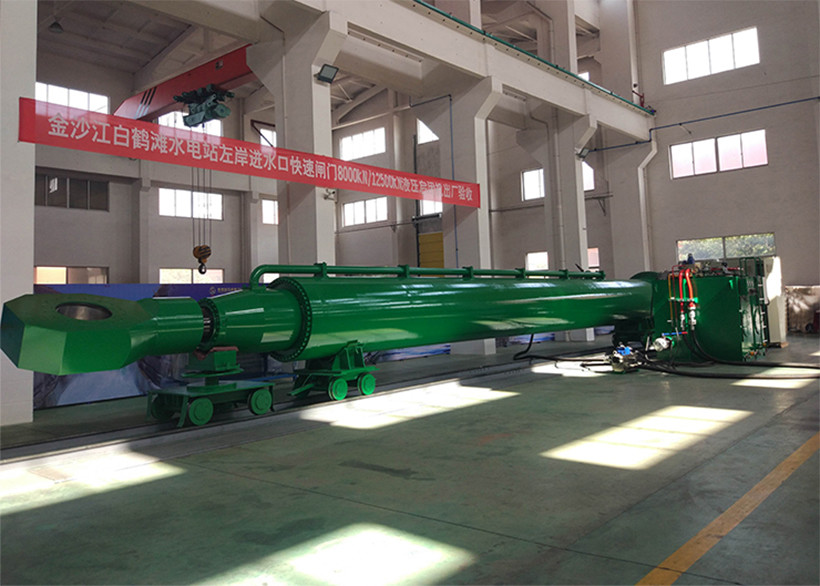 deep hole radial gate hydraulic cylinder