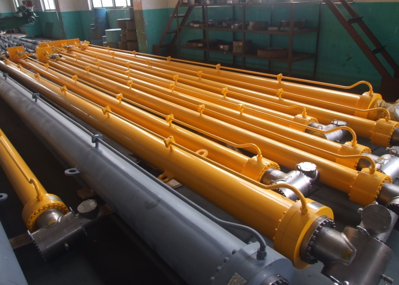 max stoke 16m double acting hydraulic cylinders