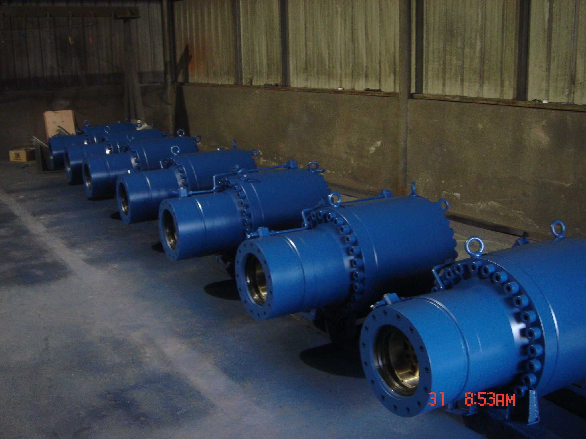 Ultra high Pressure Double Ended Hydraulic Cylinder For Nuclear Power Station