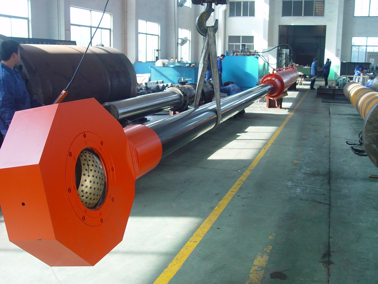 High Pressure Radial Gate Large Bore Hydraulic Cylinders Double Acting