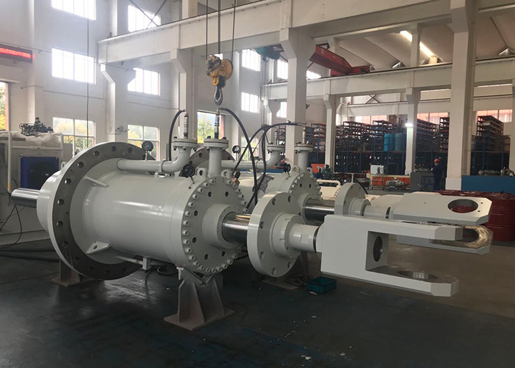 Industrial Electric Hydraulic Lift Cylinder For Shipping Machinery , Dredge