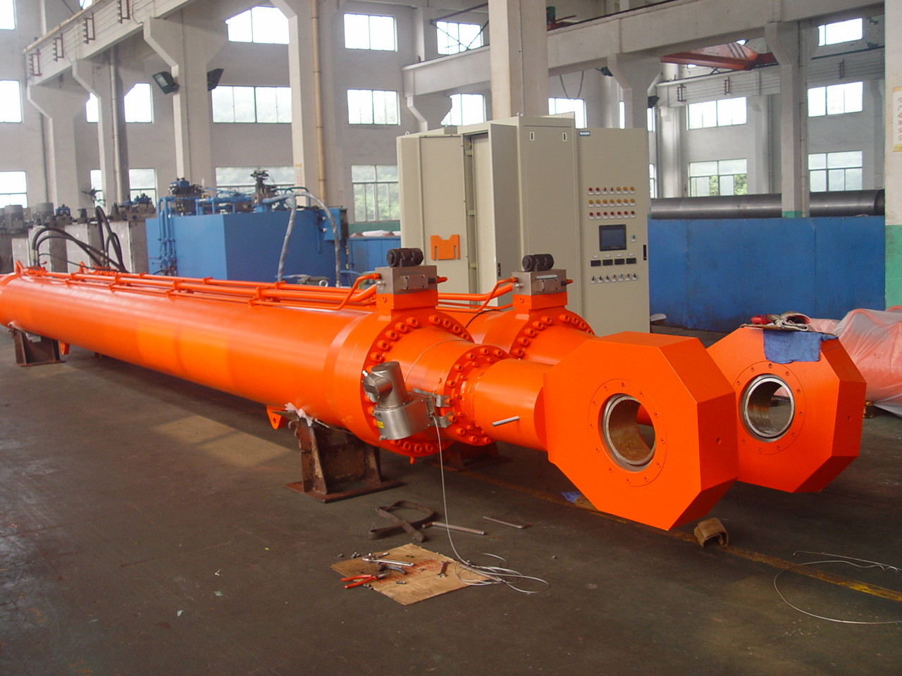 Horizontal Miter Gate Engine Hoist Hydraulic Cylinder QRWY For Industrial